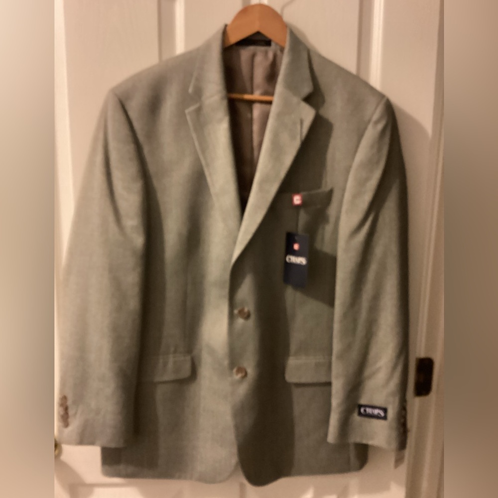 Chaps Mens Jacket black/ white 42 Reg
